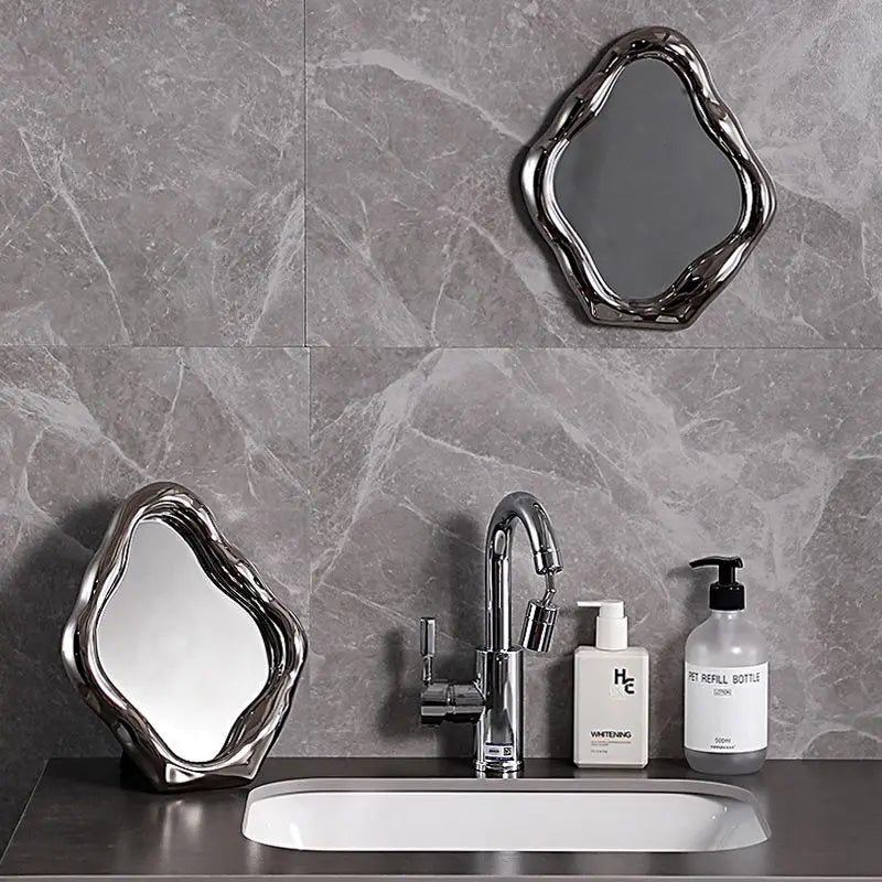 Flowframe Silver Mirror