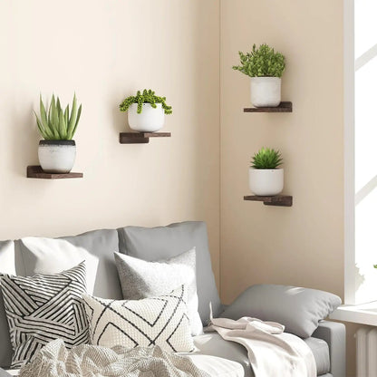 4-Piece Flair Wall Shelves