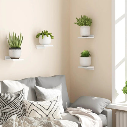 4-Piece Flair Wall Shelves