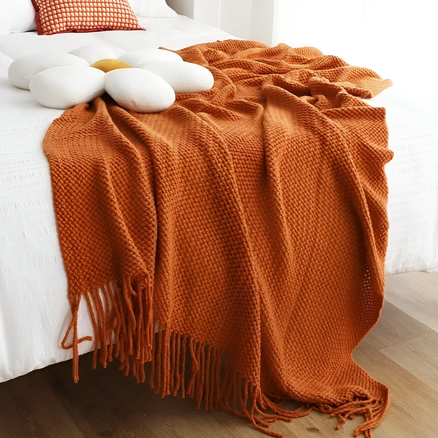 Zinnia Throw Blanket